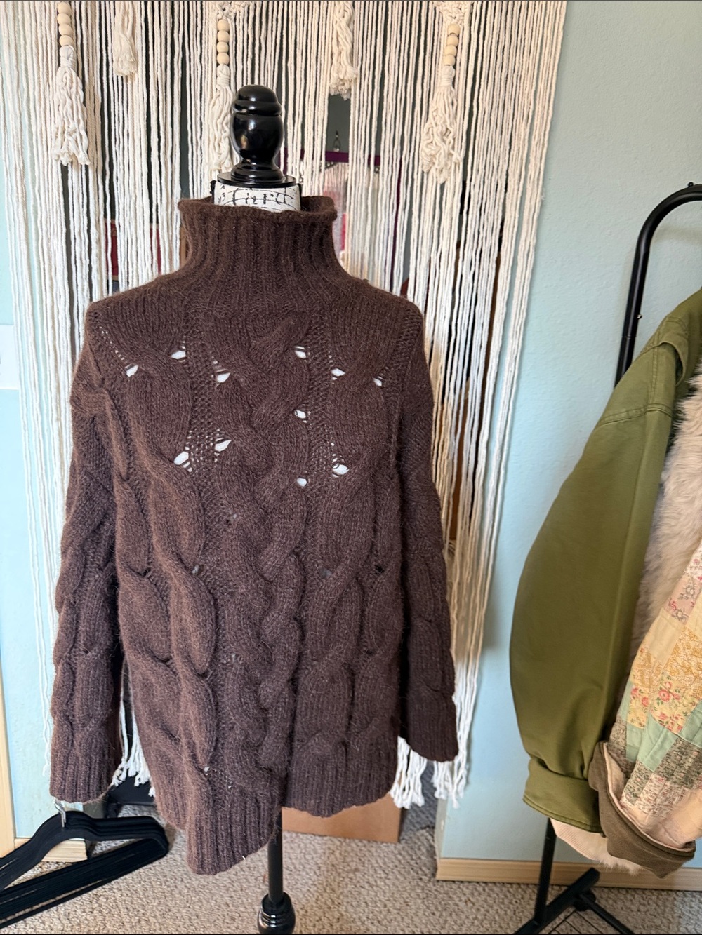 Clementine SoftSpun Cable Knit Pullover Sweater NWOT L